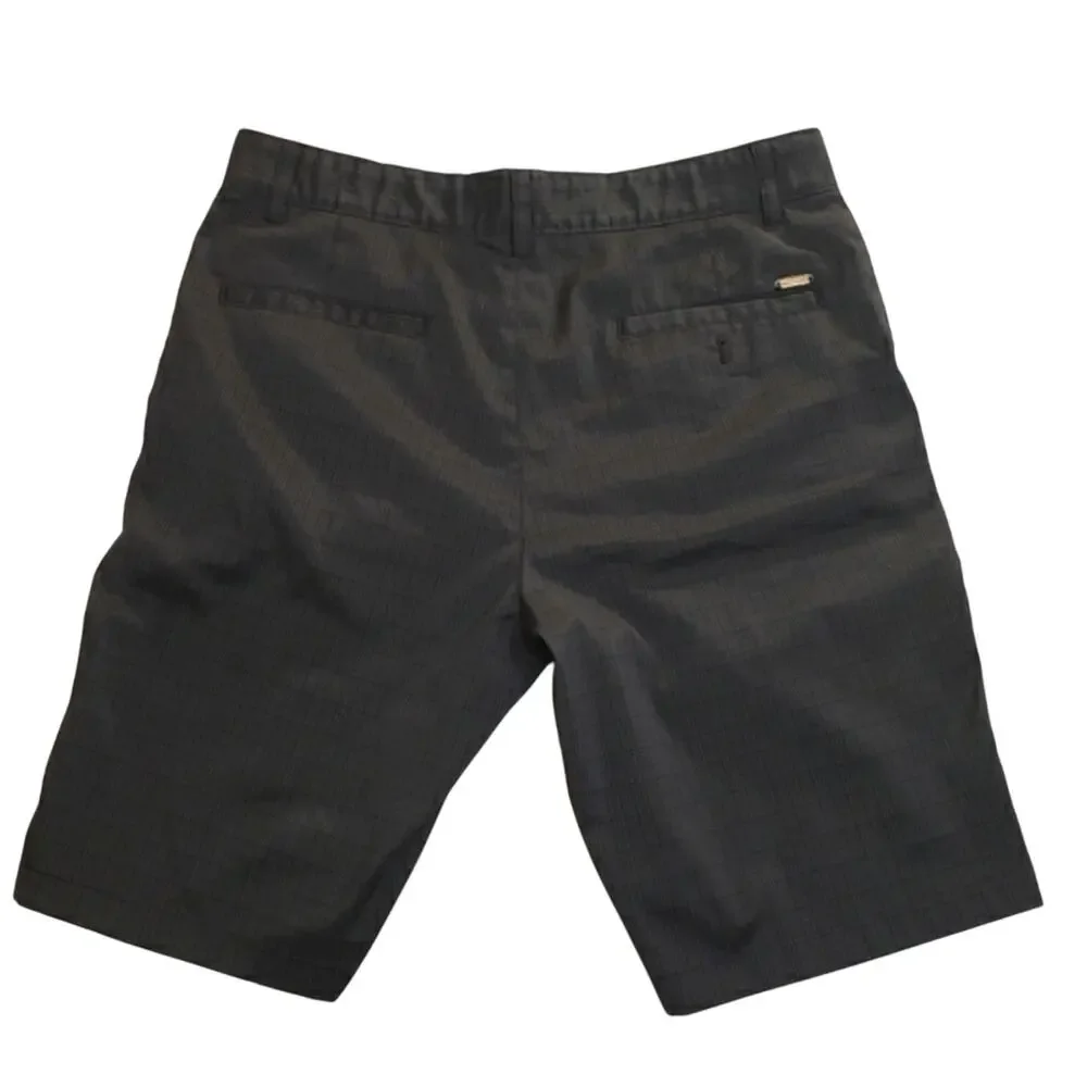 Greg Norman for Tasso Ella Black Golf Shorts Size 30